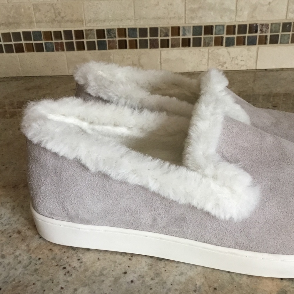 NEW Birdies The Swift Faux Fur Suede Hybrid Slip On Shoes Slippers - Picture 2 of 12
